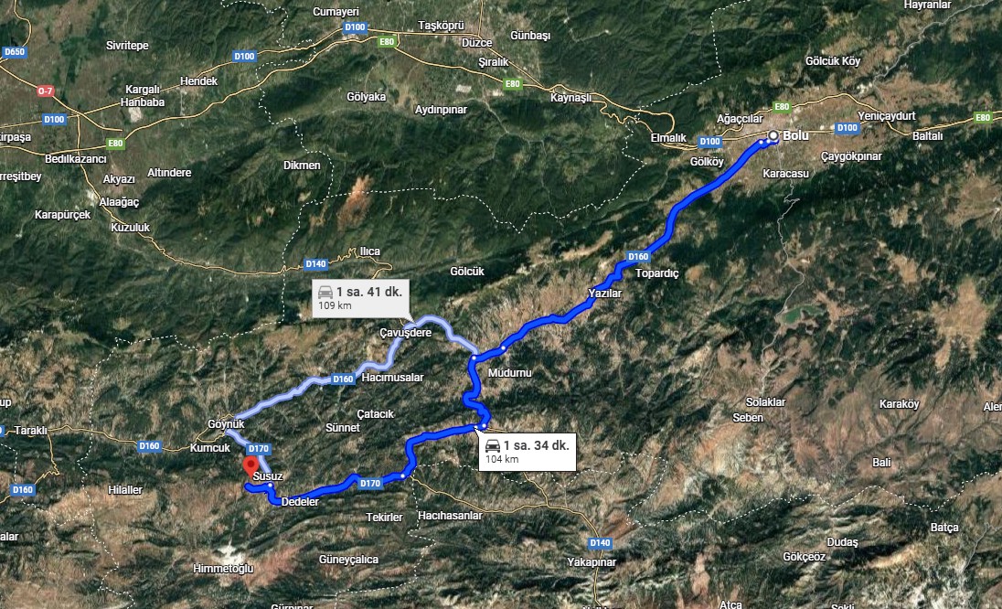 BOLU GÖYNÜK KAYALIDERE 4.356 M² TARLAMIZ SATILIK. - BOLU GÖYNÜK fotoğraf 5